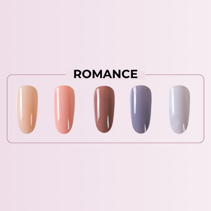 alluma. | Semi-permanent Gel Nail Polish Pen (5 Nail Pens in Unique Colors Per Set) + Free UV Lamp