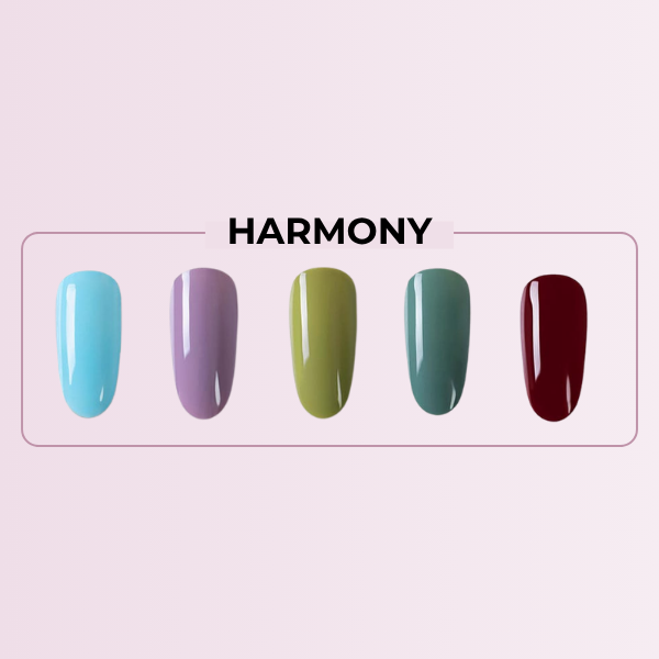 alluma. | Semi-permanent Gel Nail Polish Pen (5 Nail Pens in Unique Colors Per Set) + Free UV Lamp