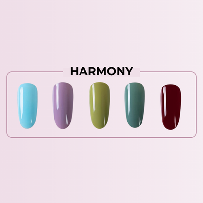 alluma. | Semi-permanent Gel Nail Polish Pen (5 Nail Pens in Unique Colors Per Set) + Free UV Lamp