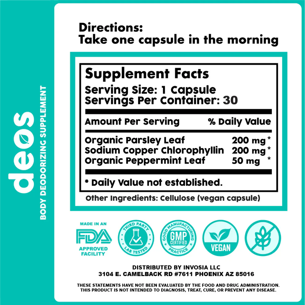 Deos | Anti-odor supplement
